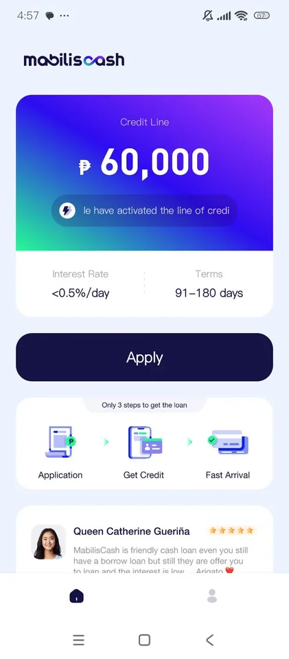 Mabilis Cash Review 2026: Is It Legit? Updated Loan Amount, Interest Rates, Requirements & Full Guide - FastCashe.Loans icon